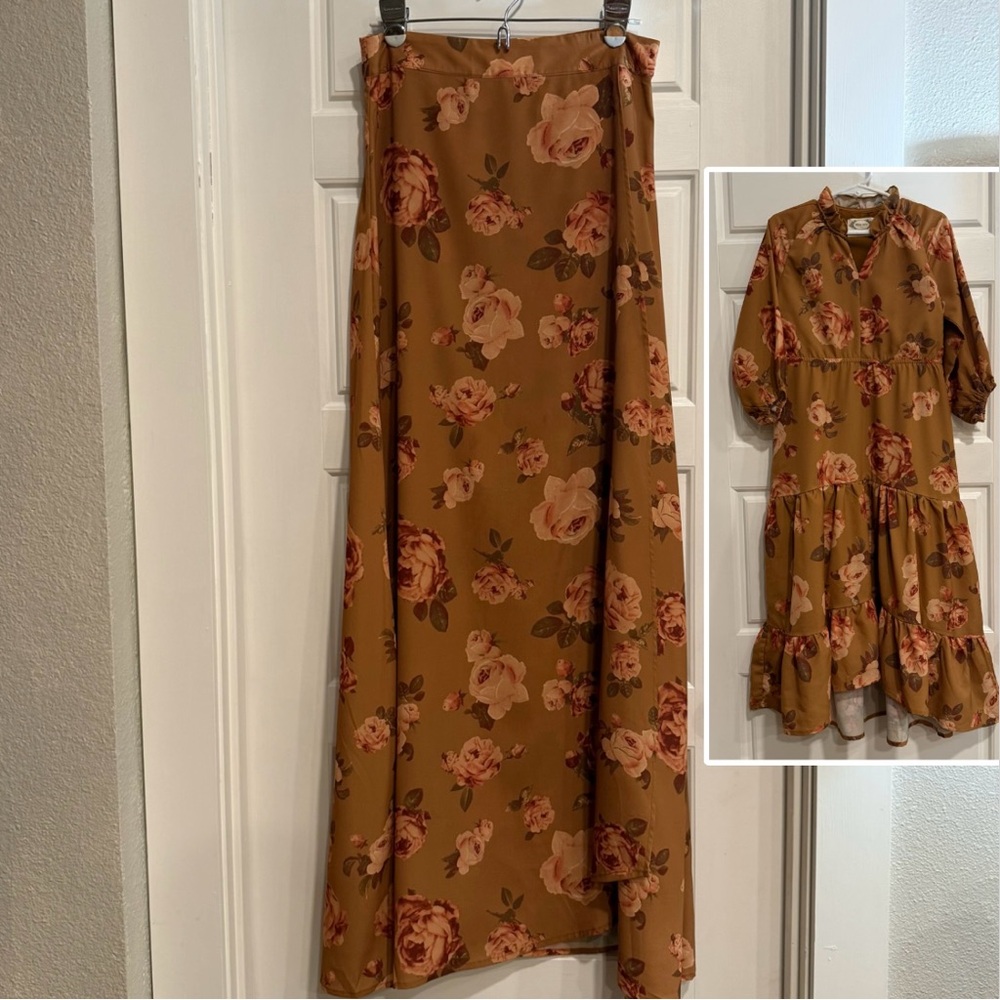Joyfolie Mia Joy Floral Maxi Skirt Women’s Medium | Mommy & Me Matching Set
NWOT